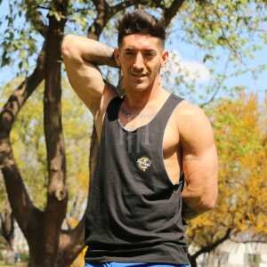 Sudadera de algodón, negra. Fishbone