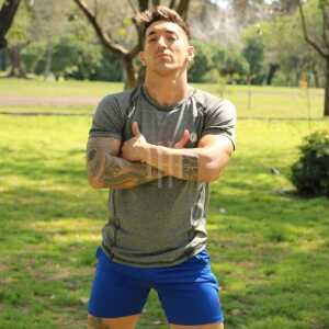 Remera grey mottled Fishbone