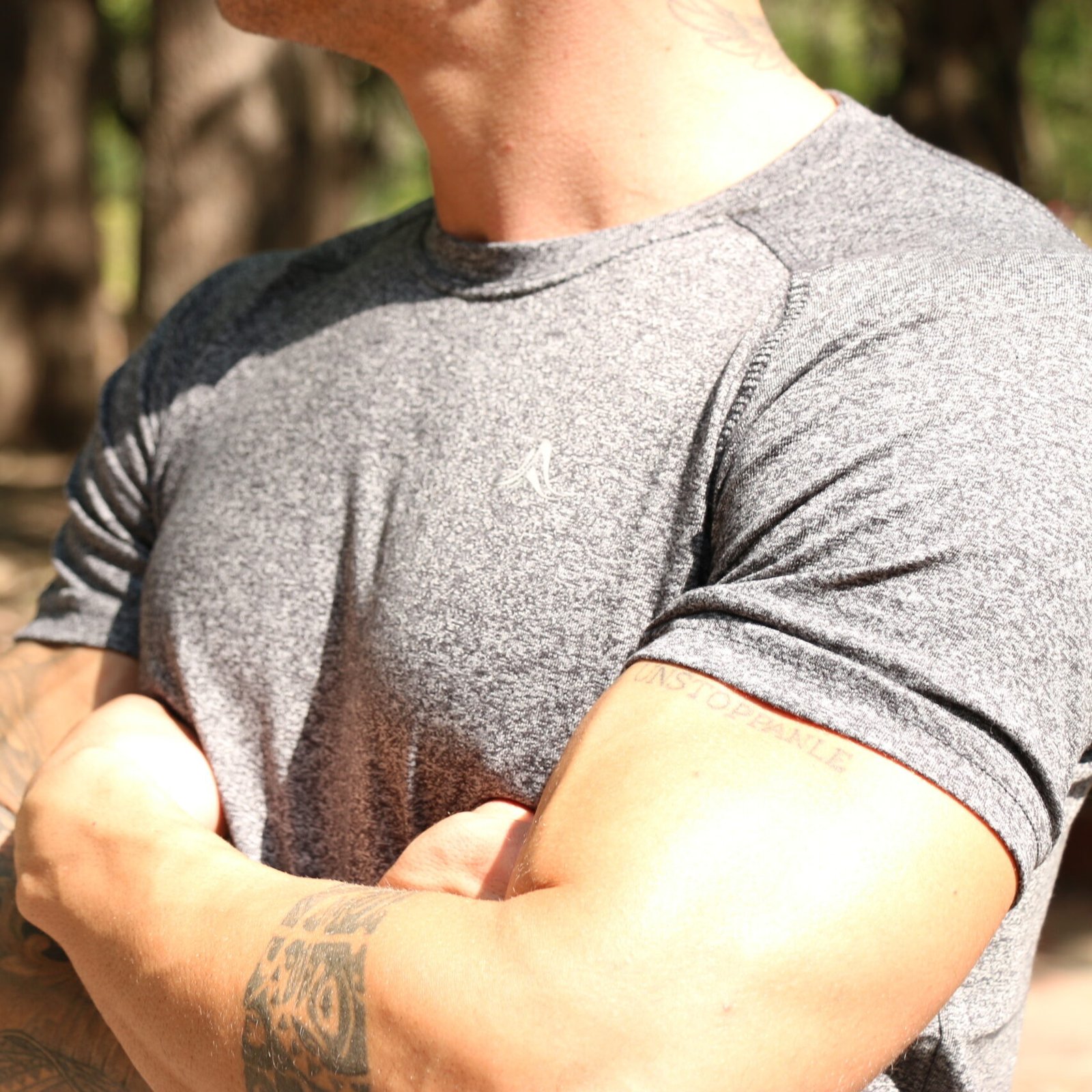 Remera algodon running urban gym sport. Jaspeada. Crossray